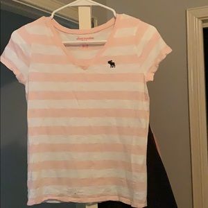 abercrombie, striped tee shirt, children 13/14